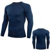 Men's Sports T-Shirts Tight Long Sleeves Base Layer Basketball Gym Yoga Fitness Jogger Running Top Jersey Outdoor Skinny Clothes Quick Dry