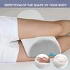 1 Piece Leg, Knee, Lower Back Pillow, Crescent Shape Viscoelastic Foam Pillow, Half Roll Pillow, Lower Back Relaxation