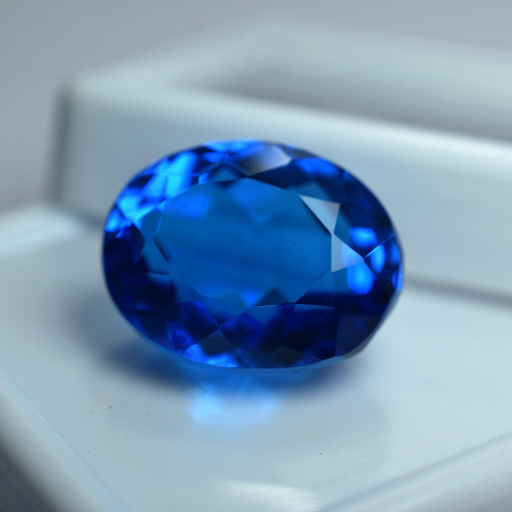 9.50 Ct Natural Sapphire Blue Perfect Oval Cut CERTIFIED Real Loose Gemstone X-069