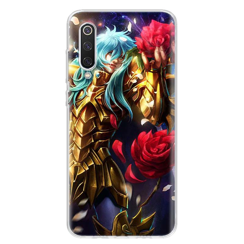 Saint Seiya Anime Cover Phone Case For Xiaomi Redmi Note 10 Pro Max 10S 9 9S 9T 8 8T 11T 11S 11 5G 11E 7 6 5 4X Coque