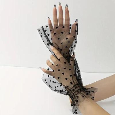 Nail Art Photo Glove Polka Dot Nail Fake Cuff Nail Photography Decorative Sleeves Fashion Nail Art Accessories Photography Props
