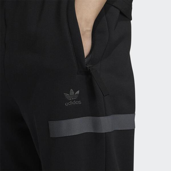 Adidas Originals Trefoil Colorblock Pocket Logo Joggers Men Bottoms Black IC8147