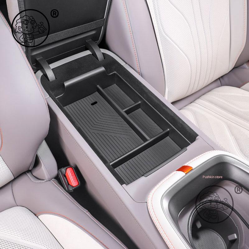 For ZEEKR 7GT 2025 2026 Car Armrest Storage Box Center Console Organizer Center Console Interior Accessories