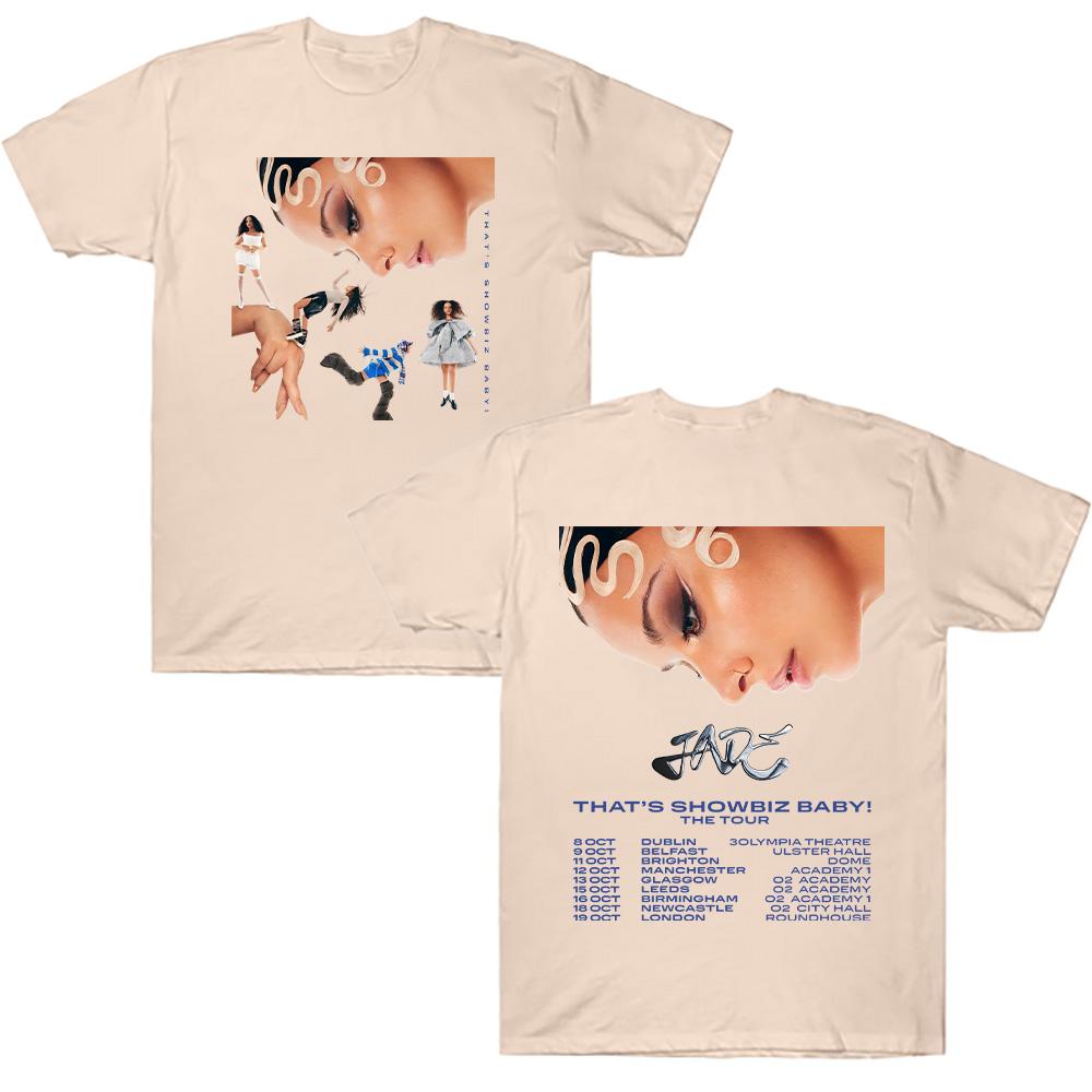 Jed Das ist das Baby des Unterhaltungszirkus Tour 2025 T-Shirts Jade Thirlwall Herren Reines Baumwoll-T-Shirt Harajuku Lockerer Oberteil