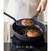 Yamazaki Silicone Spatula Black, Approx. W9 X D4.5 X H31cm, Tower. Flexible Silicone, Heat Resistant, 5192.