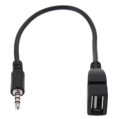 Câble audio vers USB Câble audio électronique de voiture pour écouter de la musique Câble audio de voiture