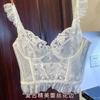 Lolita Style Is Very Fairy French Suspender Sexy Bra Beautifully Embroidered Lace with Steel Ring Outside Underwear Women