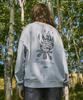 Peullukeu Camp Message Pigment Sweatshirt Gray Fmt758