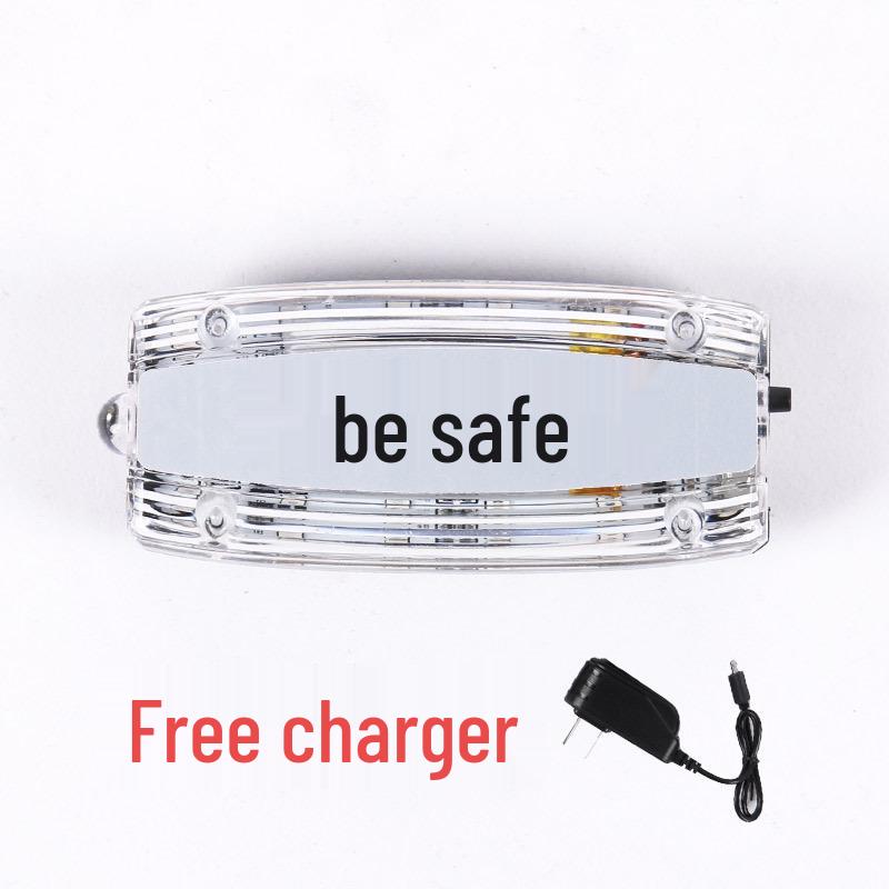 Rechargeable LED Shoulder Clip Strobe Light for Outdoor Running and Security