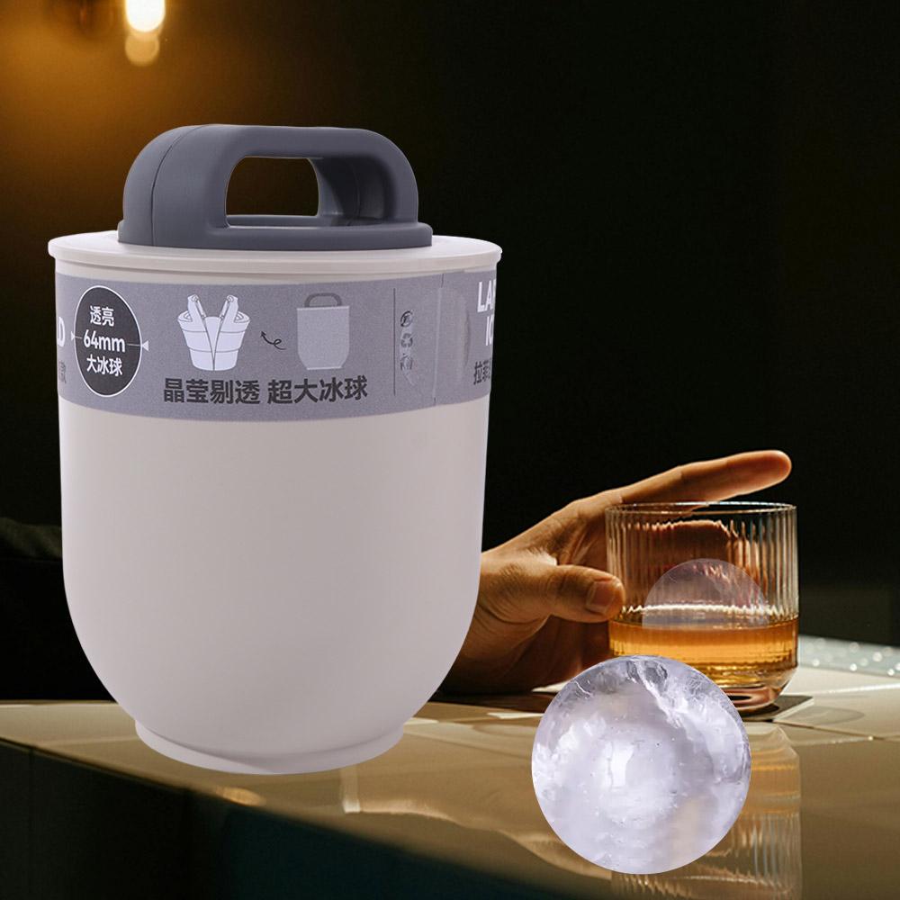 Food Grade Clear Whiskey Ice Ball Mold Large Size Ball Ice Tray Ice Ball Maker  Freezer