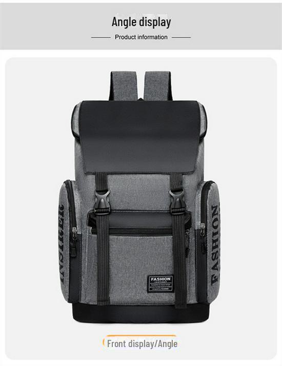 

Мужской многофункциональный рюкзак большой вместимости для путешествий, учебы и бизнеса 30*17*50 cm темно-серого