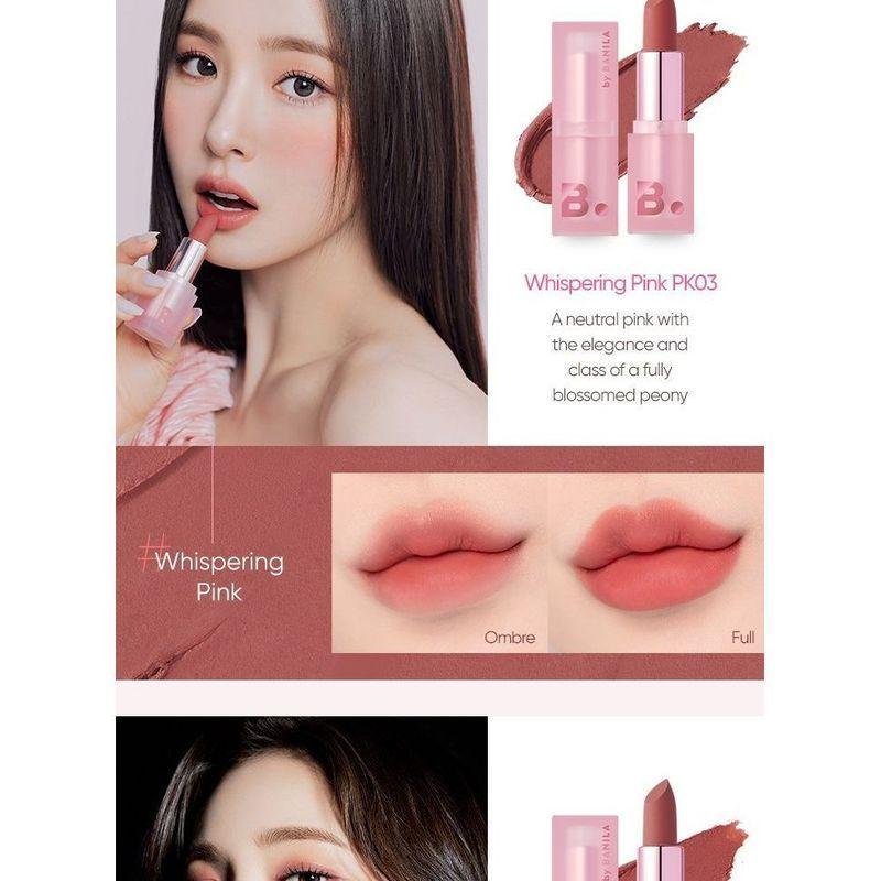 BANILA CO B by banila Batom Velvet Blurred Veil Edição Pétala Florida - 5 Cores