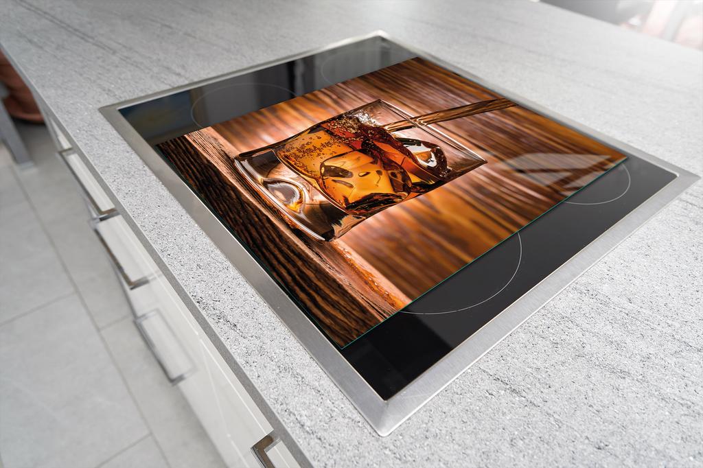 SZKLANA DESKA DO KROJENIA 45x52 WHISKY