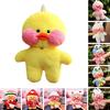 Adorable 30cm Lalafanfan Cafe Mimi Yellow Duck Costume Plush Toy For Kids And Home Decor