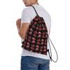 Custom N-Narutoes Akatsukis Drawstring Bag Women Men Lightweight Logo Sports Gym Storage Backpack