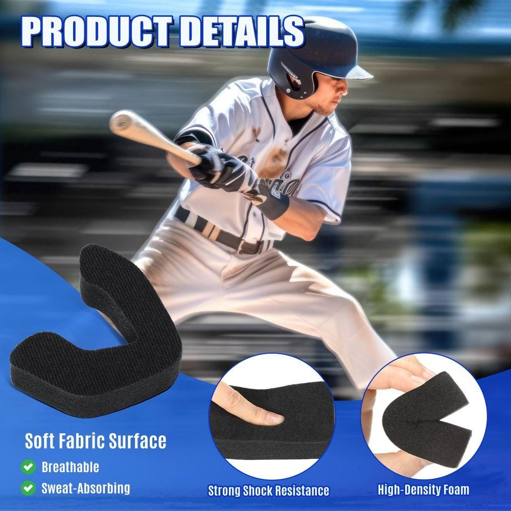 Sweat Absorbent Football Helmet Padding Comfortable Universal Helmet Liner Thicken Baseball Helmets Pad for Enhon