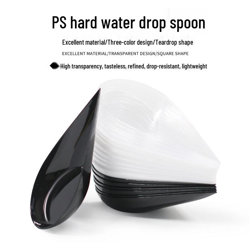 Disposable Plastic Water Drop Spoons