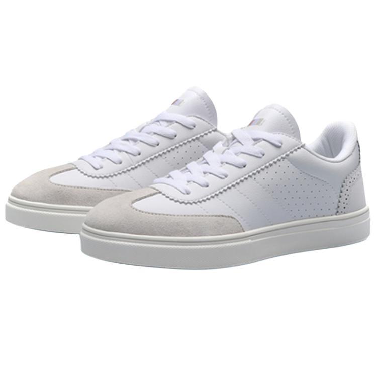 Li Ning Classic Durable Low-Top Skate Shoes Women sneaker Standard-White AGCP124-3