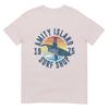 Jaws Amity Island Surf Board Tshirt