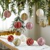 3pcs Foam Christmas Tree Pendant Creative Hanging Ornament Christmas Ball  Holiday