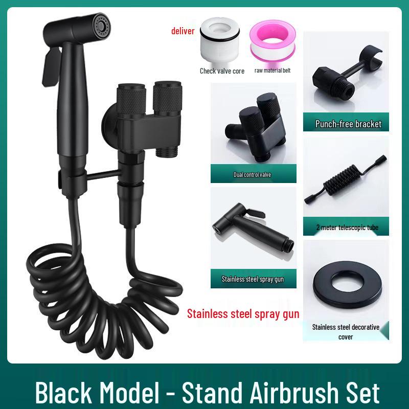 All-Copper Bidet Set with Pressurized Spray Gun for Bathroom