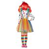 Halloween Children's Clown Costumes, Circus Thriller Clowns, Colorful Mesh Tutu