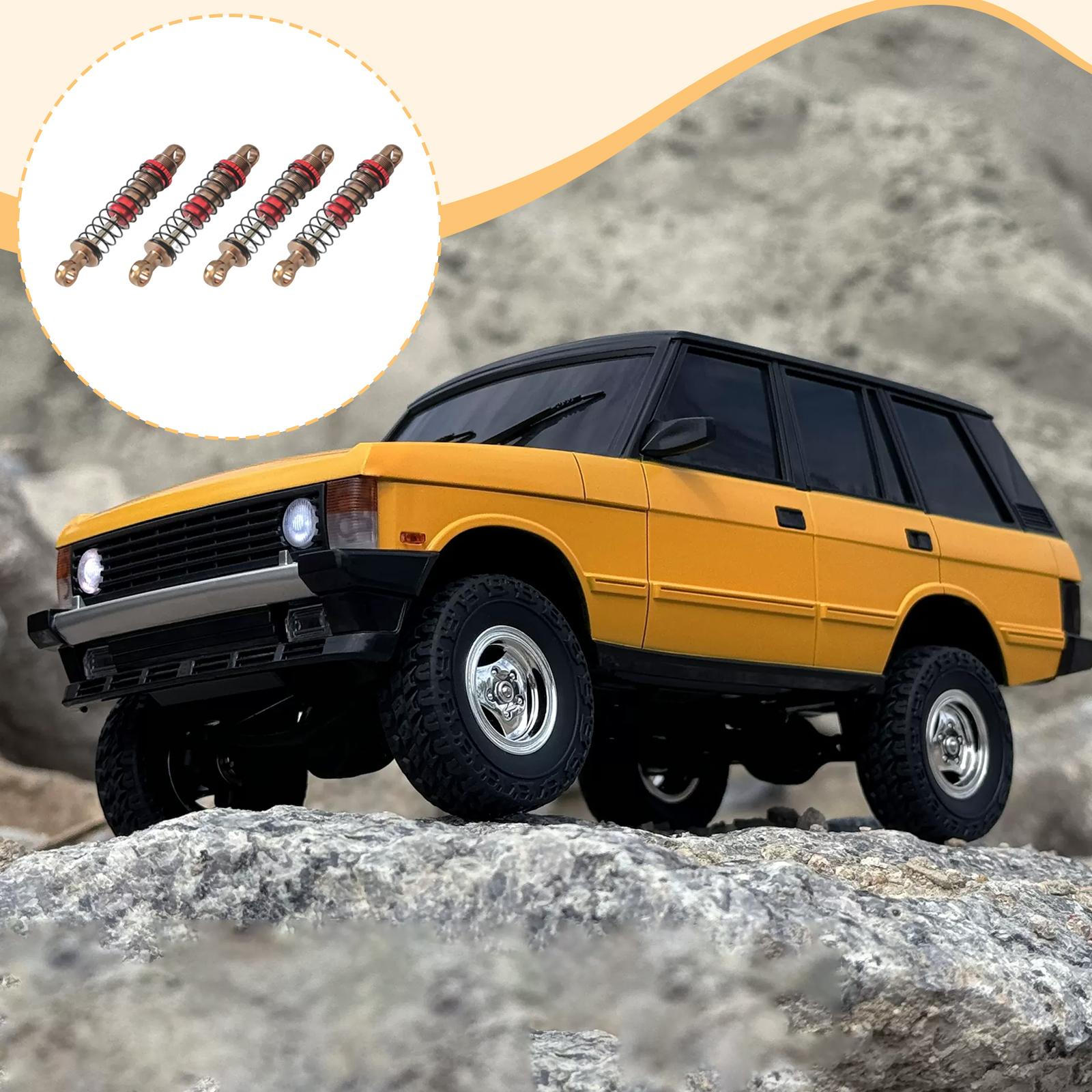 

4Pcs 1:18 RC Car Shock Absorbers Damper Suspension Direct Replaces High Performance Components