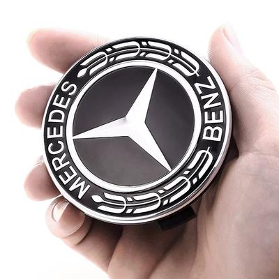 4 SZTUKI 75mm do Mercedes-Benz W166 W167 W176 W253 GLC GLK CLA/A/B/C/E/S Klasa Samochodu Koła Dekielki Środkowe Piasty Dekoracja Akcesoria