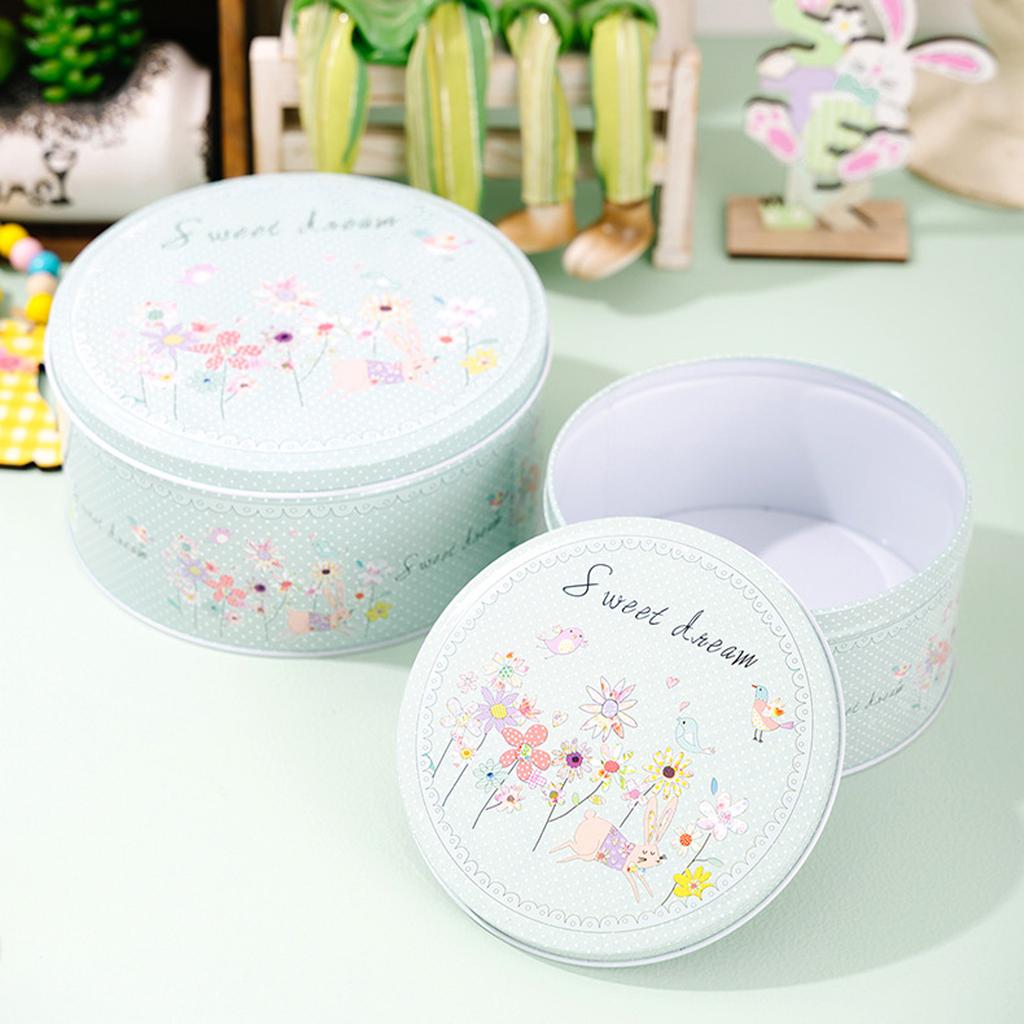 Easter Decorations, Tin Boxes, Colorful Easter Bunny Storage Boxes, 3-piece Set