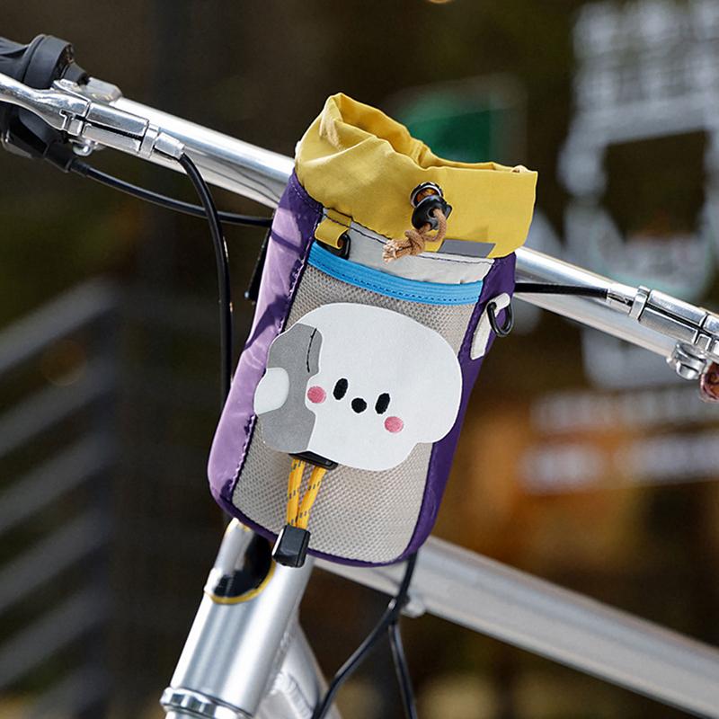 Bike Water Holder Hiking Cup Pouch Waterproof Insulated Bottle Pouch Bag For Mountain Road Bike Scooter Wheelchair Camping