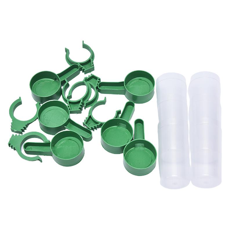 6 Piezas Bebedero de Agua para Aves Comedero Fuente Bebedero Automática Taza para Beber para Mascotas Cuencos