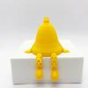 3D Printed Ghost Decorations with Movable Legs for Christmas and Halloween