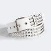 Women's European and American Fashion Rivet Punk Five-pointed Star Eyes Hot Girl Heavy Industry Jeans Belt Decorative Belt