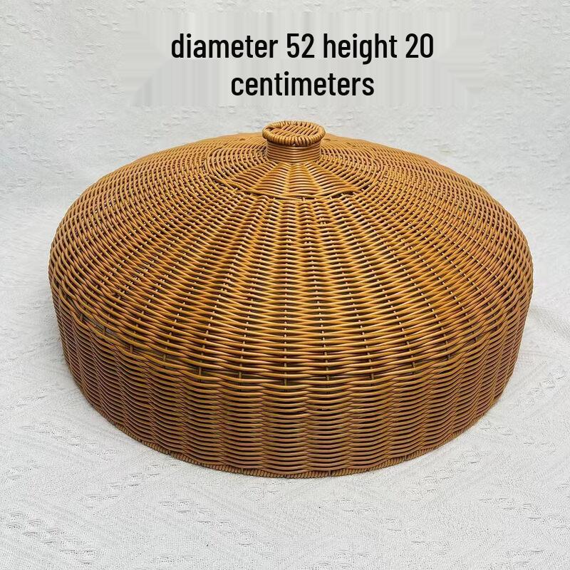 Round Rattan Food Cover