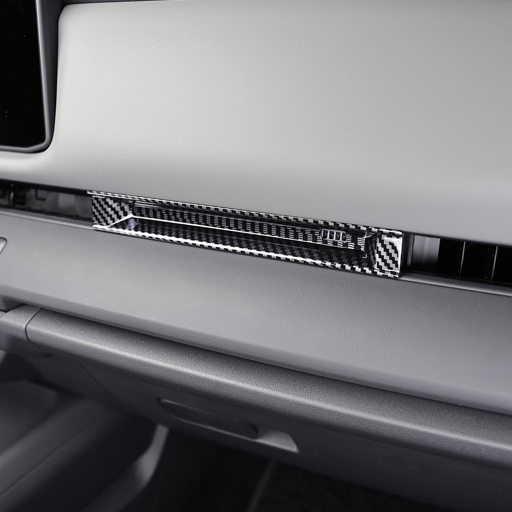 Auto Interior Accessories Front Row Air Vent Decorative Frame Cover ABS Material For KIA SELTOS SP3 2026 2027 Left-Hand Drive