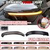 LED-Seitenspiegel Dynamischer Blinker Sequentielles Licht Für Nissan X-Trail T32 Rogue Qashqai J11 Murano Z52 Juke Navara Pathfinder