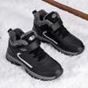 Warme Winterstiefel mit Fellfutter, Unisex, Größen 35-45, wasserdichte Schneestiefel für Damen und Herren, Outdoor-Sneaker, Stiefeletten