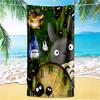 1pc Totoro Friends Beach Towel,quick Drying Absorbent Beach Towel,outdoor Sports Swimming Beach towel,Soft and Comfortable Y7185