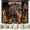 Tapestry Motorhead Estetyczna Dekoracja Ścienna Drukowany Materiał Koc Dekoracyjne Tapiserie do Sypialni Salonu Wystrój Domu
