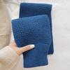 Winter Warm Solid Color Cross Scarf Knitted Neck Scarf Neckerchief Wrap Girls