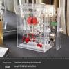 Acrylic Dustproof Earring and Necklace Organizer Box - Transparent Japanese Hanging Rack