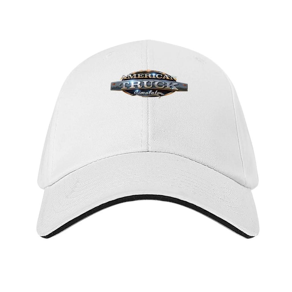 American Truck Simulator Logo Classic TShirt Baseball Cap sun hat Fashion Beach party Hat Gentleman Hat Hats Woman Mens