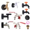 IBC Tank Tap Connectors S60 Coarse Thread 1/2'' 3/4'' 16mm Water Coupling Adapters Garden Replacement Valve Fitting Faucet Kits