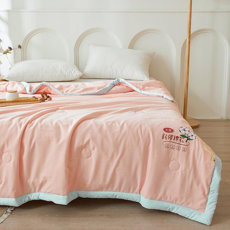 Xinjiang washed cotton, cotton, summer quilt, student dormitory, summer cool, air-conditioned, single person machine washable, summer thin quilt