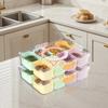Refrigerator Storage Box with 8 Compartments, Food Grade Sealed Fresh-Keeping Container