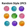 Glittery Squishy Toy, Realistic Bun-Shaped Stress Relief Toy, Cute Slow-Rebound Food-Themed Blind Box, Stress-Relief Gadget