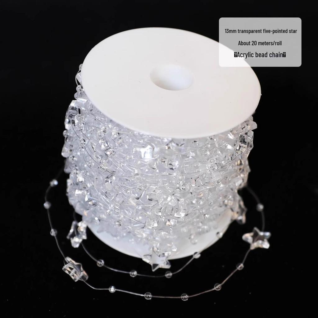 Acrylic Snowflake Glitter Ice Crystal Christmas Tree Ornaments