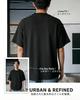 Summer Plus Sizes Relaxed Soft Black 2XL [merhee] Men's Short-Sleeved T-Shirt, Clothes, Stylish, Available, Popular, Plain, Simple, Fit, Cool,