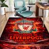 Alfombra con Patrón del Liverpool F.C., Felpudo Interior/Exterior, para Picnic, Sala de Juegos, Dormitorio, Oficina, Sala de Estar, Alfombra Decorativa para el Hogar, Regalo de Cumpleaños
