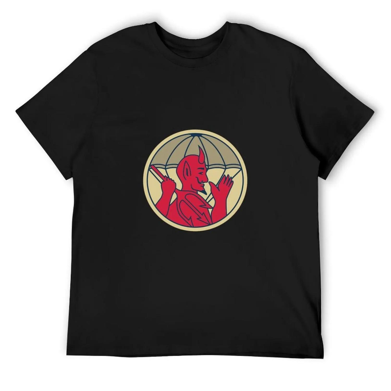 504th Airborne Parachute Infantry Regiment T-Shirt tshirts personalised funny meme t-shirts clothes Men s cotton t-shirt XXXXXL разноцветный